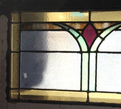Early 20th Century Transom Window 63" x 16"