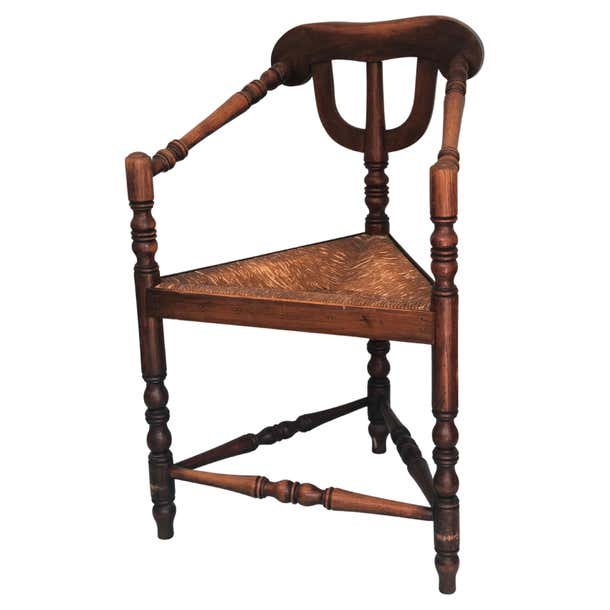 Early 20th Century Triangular Corner Chair United Kingdom For Sale at ...