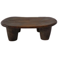Early 20th Century Tribal Hand Carved Stool from Mali