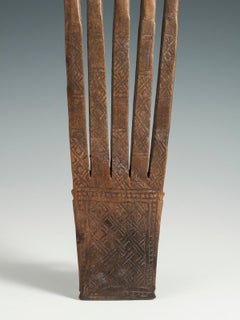 Early 20th Century Tribal Horn Comb, Timor Island, Indonesia