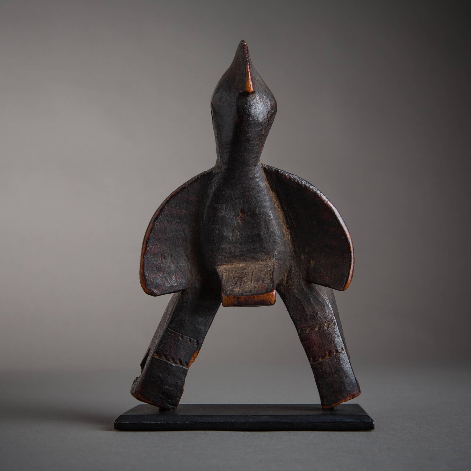 Ivorian Early 20th Century Tribal Senufo Heddle Pulley, Cote d'Ivoire