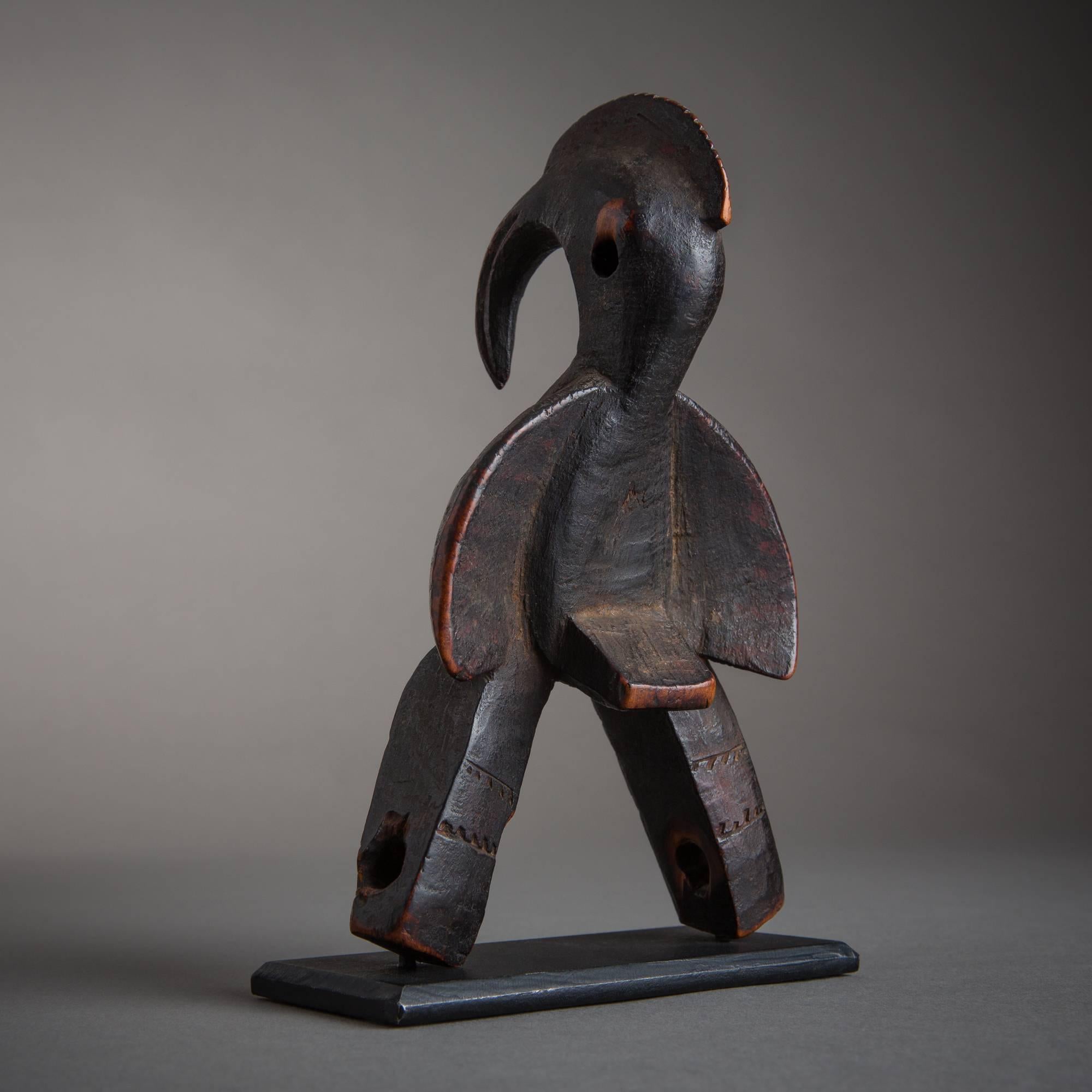 Early 20th Century Tribal Senufo Heddle Pulley, Cote d'Ivoire In Good Condition In New York, NY
