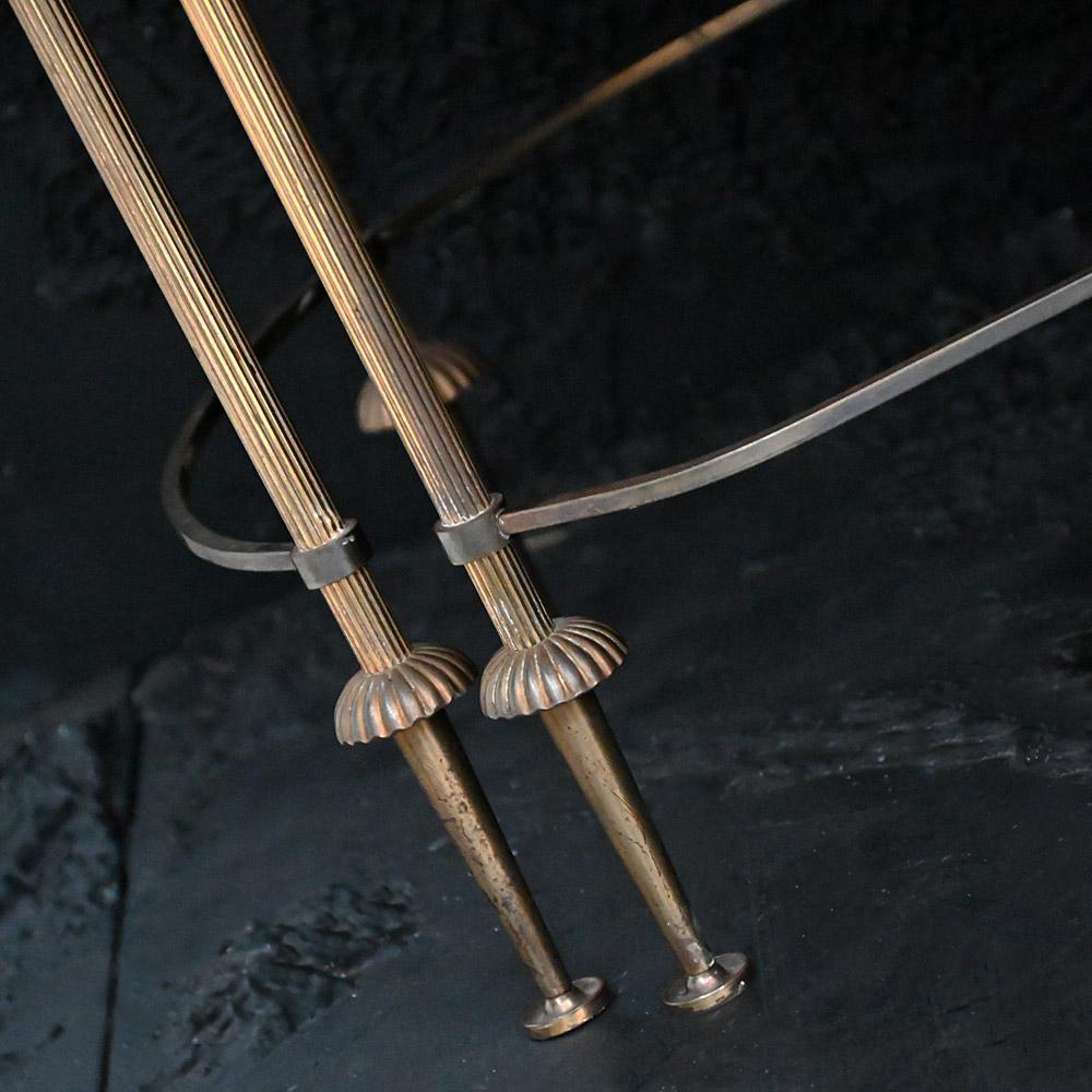 Mid-20th Century Early 20th Century tripartite 3 part)verre églomisé, Maison Baguès coffee tabl For Sale