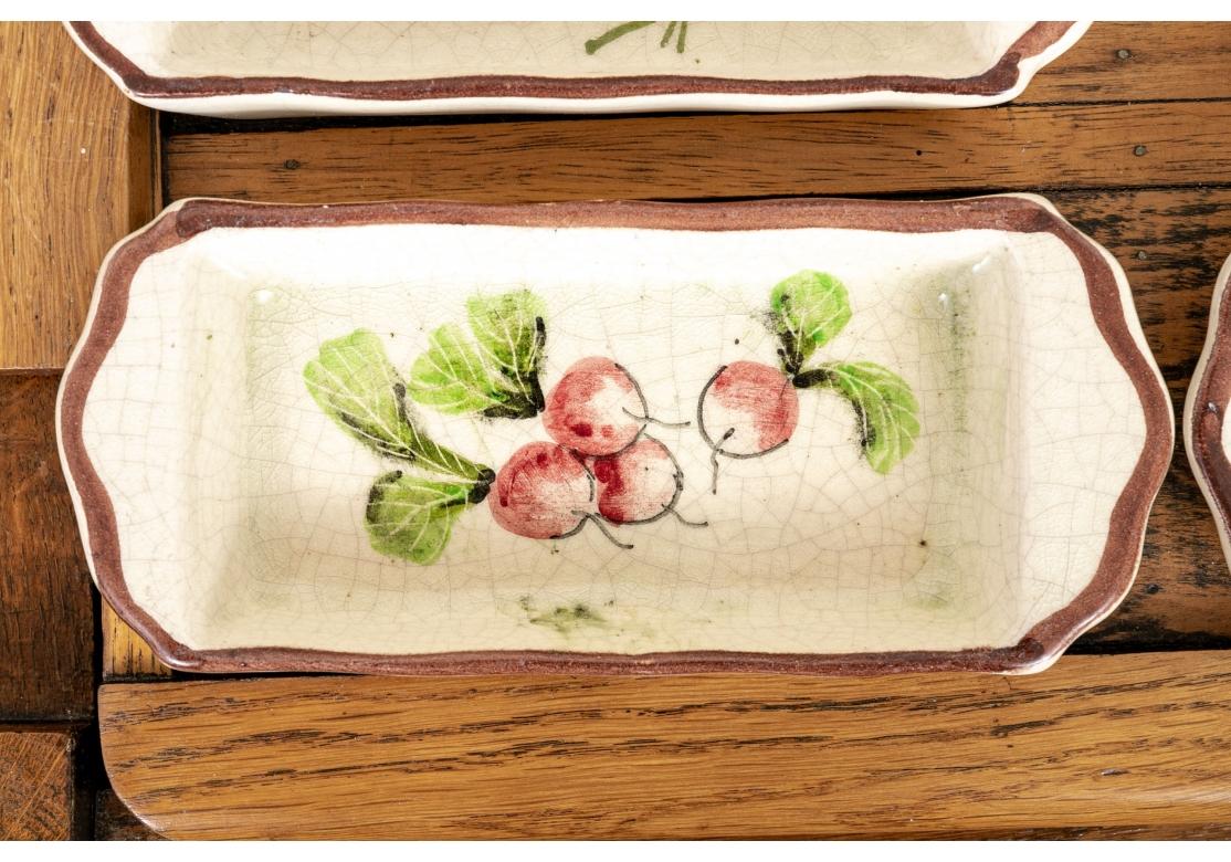 Trolley des frühen 20. Jahrhunderts mit französischen Hor's d'Oeuvres-Gerichten auf Tablett (Arts and Crafts) im Angebot