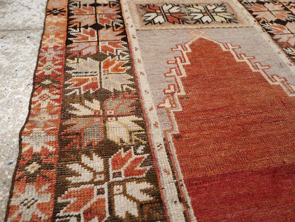 Türkischer anatolischer Bettvorleger aus dem frühen 20. (Stammeskunst) im Angebot