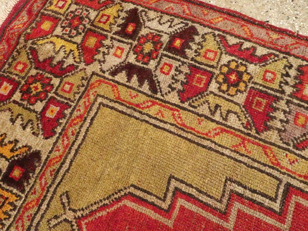 Türkischer anatolischer Bettvorleger aus dem frühen 20. im Zustand „Hervorragend“ im Angebot in New York, NY