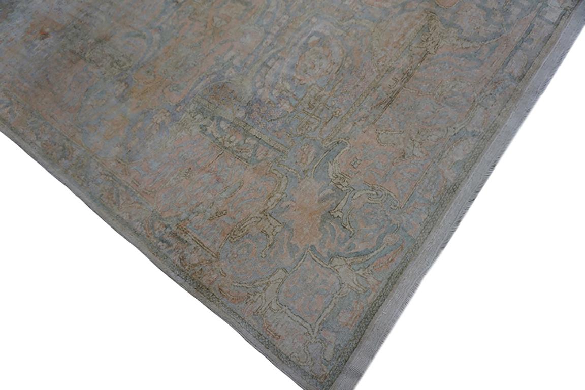 Early 20th Century Turkish Cotton Kayseri Carpet ( 9' x 12'6