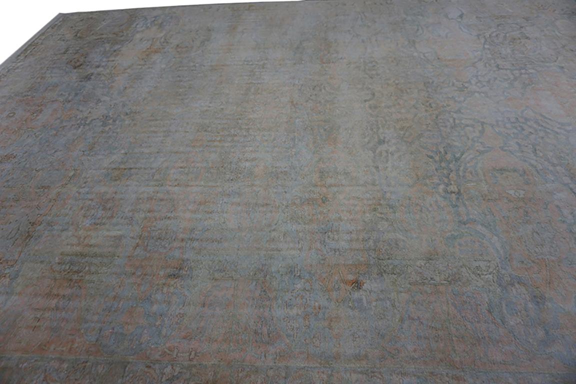 Early 20th Century Turkish Cotton Kayseri Carpet ( 9' x 12'6