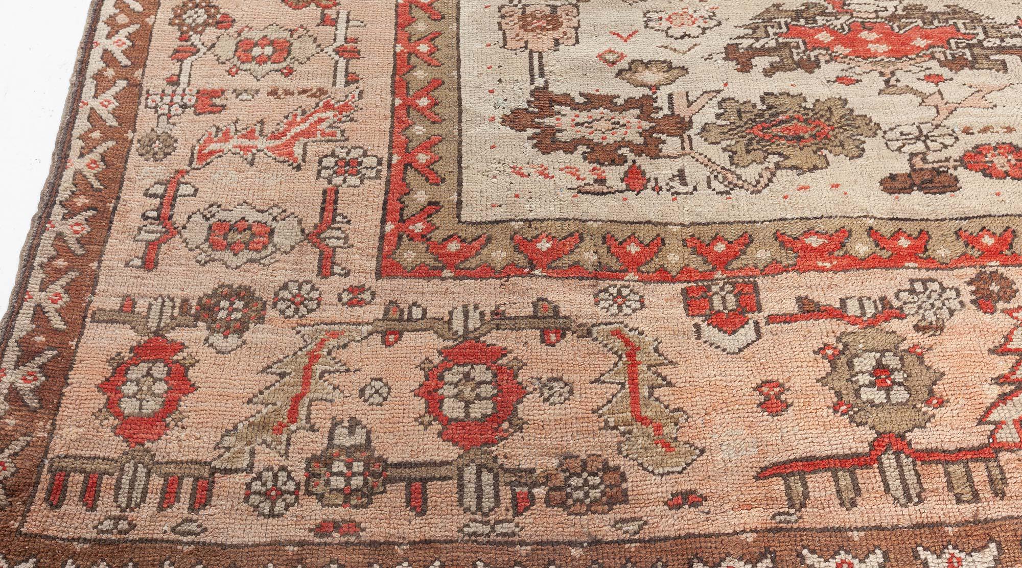 Wool Early 20th Century Turkish Ghiordes Rug For Sale