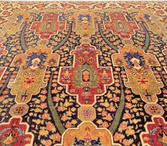 Early 20th Century Turkish Hereke Handmade Rug