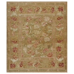 Türkischer Hereke-Teppich des frühen 20. Jahrhunderts ( 4''2 x 4''10 - 127 x 147)