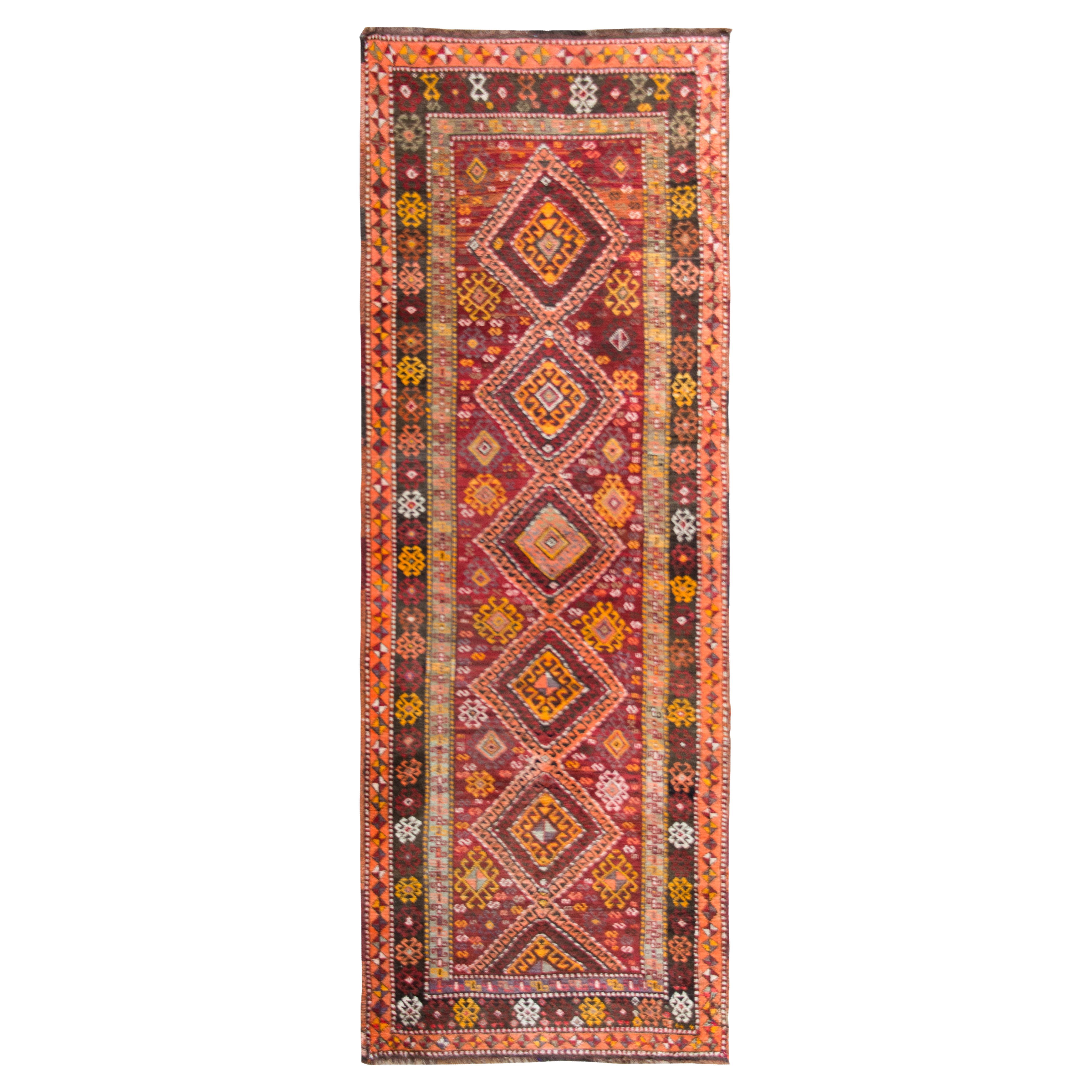 Early 20th Century Turkish Kars Rug For Sale