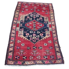 Early 20th Century Semi-Antique Accent Rug