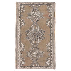 Early 20th Century Turkish Oushak Accent Rug