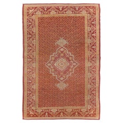 Early 20th Century Turkish Oushak Accent Rug