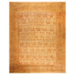 Early 20th Century Turkish Oushak Carpet ( 12'3" x 15'10" - 375 x 485 cm )