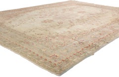 Early 20th Century Turkish Oushak Carpet with Modern Style