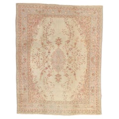 Early 20th Century Turkish Oushak Carpet with Modern Style