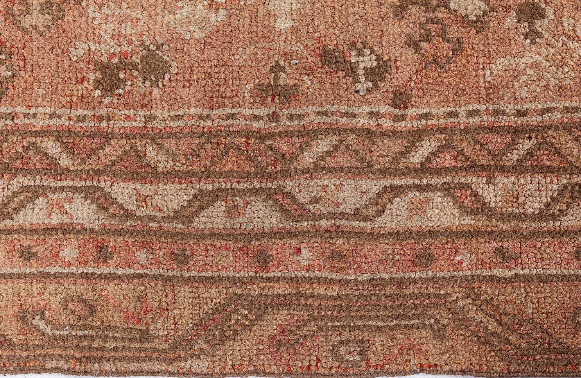 Doris Leslie Blau Antique Turkish Oushak Rug For Sale 1