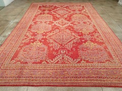 Galerie Shabab Collection Tappeto Oushak turco di grandi dimensioni dell'inizio del XX secolo