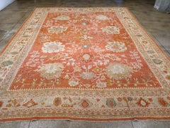 Galerie Shabab Collection Early 20th Century Turkish Oushak Large Carpet