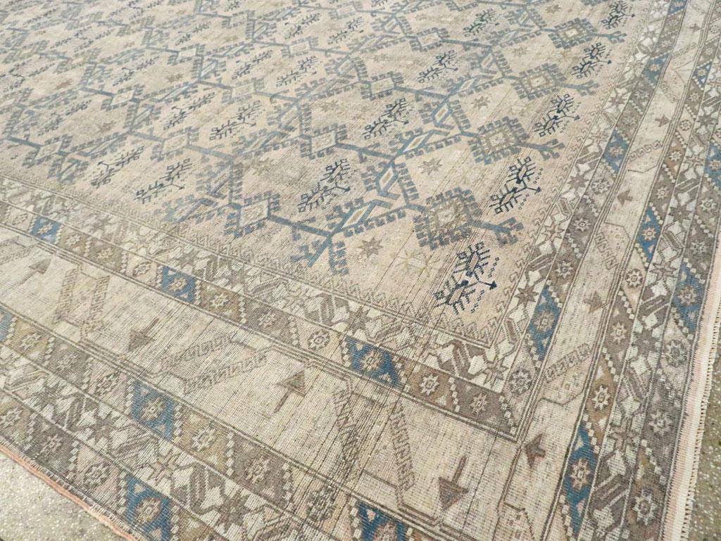XX secolo Tappeto Oushak turco di grandi dimensioni dei primi del Novecento in vendita