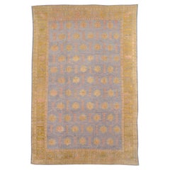 Early 20th Century Turkish Oushak Large Carpet