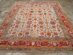 Galerie Shabab Collection Early 20th Century Turkish Oushak Large Carpet