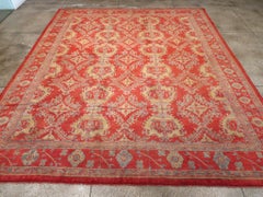 Galerie Shabab Collection Early 20th Century Turkish Oushak Room Size Carpet
