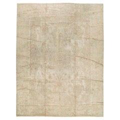 Early 20th Century Turkish Oushak Large Room Size Carpet