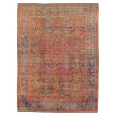 Early 20th Century Turkish Oushak Large Room Size Carpet
