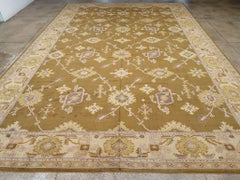 Galerie Shabab Collection Early 20th Century Turkish Oushak Oversize Carpet