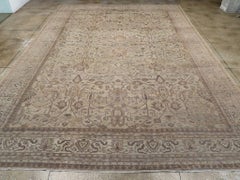 Galerie Shabab Collection Early 20th Century Turkish Oushak Oversize Carpet