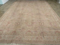 Galerie Shabab Collection Early 20th Century Turkish Oushak Oversize Carpet