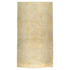 Early 20th Century Turkish Oushak Oversize Carpet