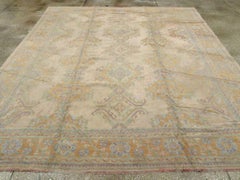 Galerie Shabab Collection Early 20th Century Turkish Oushak Room Size Carpet