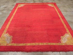 Galerie Shabab Collection Early 20th Century Turkish Oushak Room Size Carpet