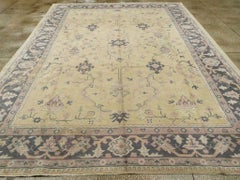 Galerie Shabab Collection Early 20th Century Turkish Oushak Room Size Carpet