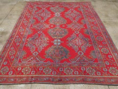 Galerie Shabab Collection Early 20th Century Turkish Oushak Room Size Carpet