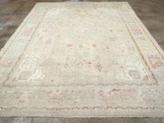 Galerie Shabab Collection Early 20th Century Turkish Oushak Room Size Carpet