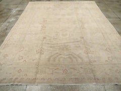 Galerie Shabab Collection Early 20th Century Turkish Oushak Room Size Carpet