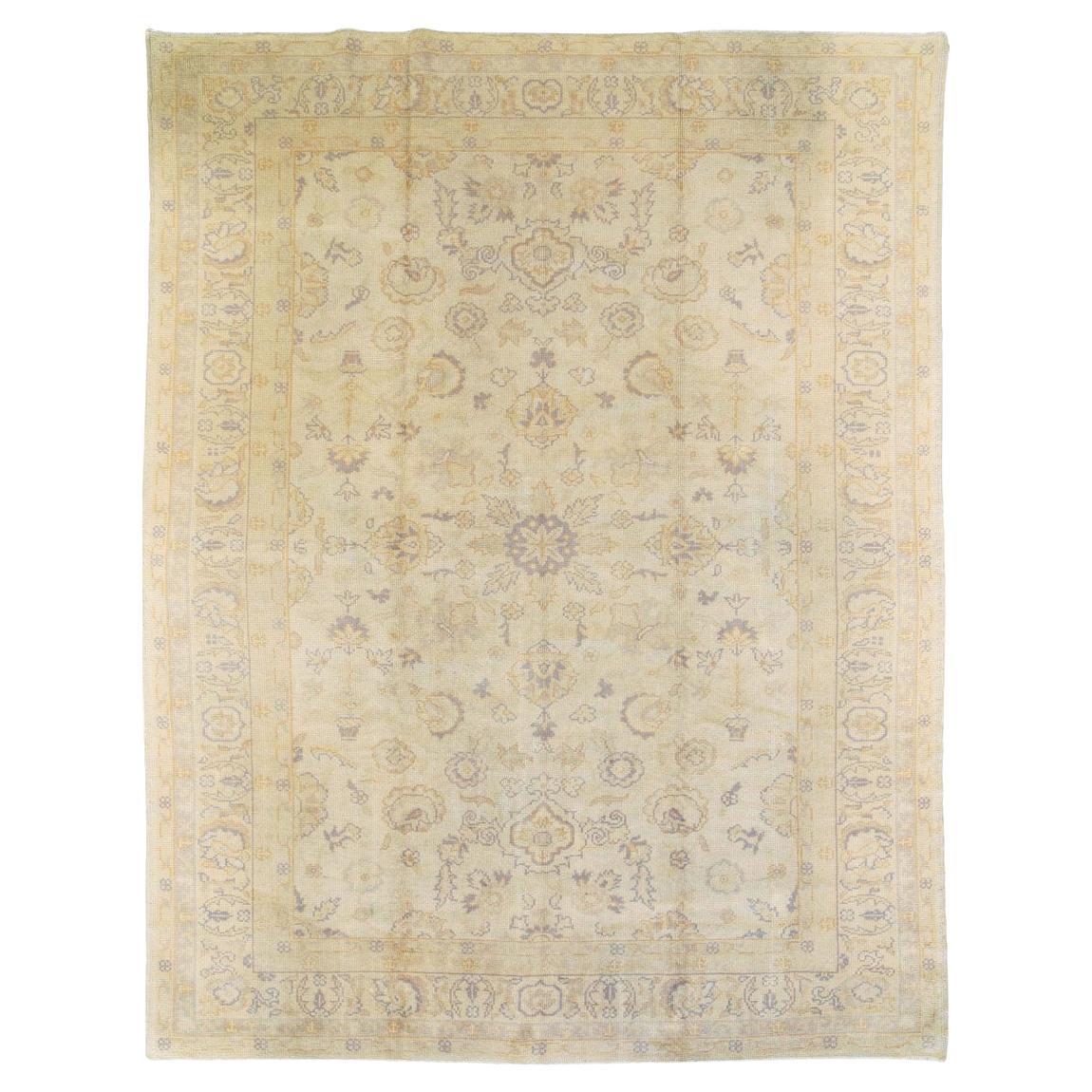 Tapis turc Oushak du début du 20e siècle