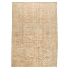 Early 20th Century Turkish Oushak Room Size Carpet