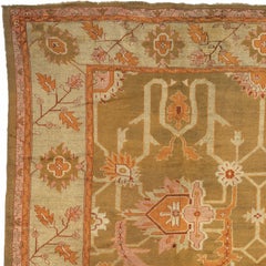 Early 20th Century Turkish Oushak Rug