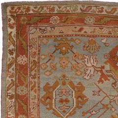 Early 20th Century Turkish Oushak Rug