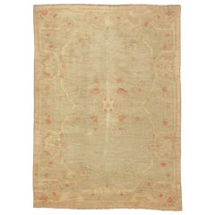 Early 20th Century Turkish Oushak Rug