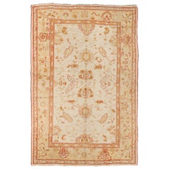 Early 20th Century Turkish Oushak Rug