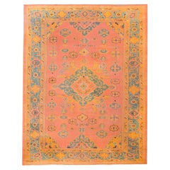 Early 20th Century Turkish Oushak Rug