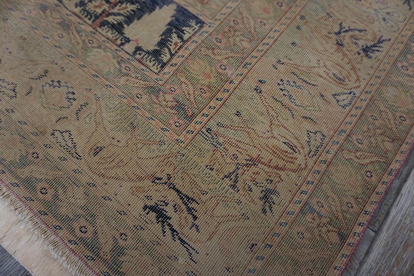 Early 20th Century Turkish Panderma Prayer Rug4' 3