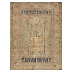 Début du 20e siècle, tapis de prière turc Panderma4' 3 "x 5' 4" 